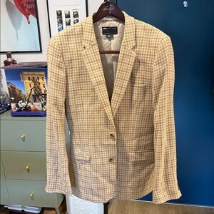 ASOS Tan Checkered Blazer